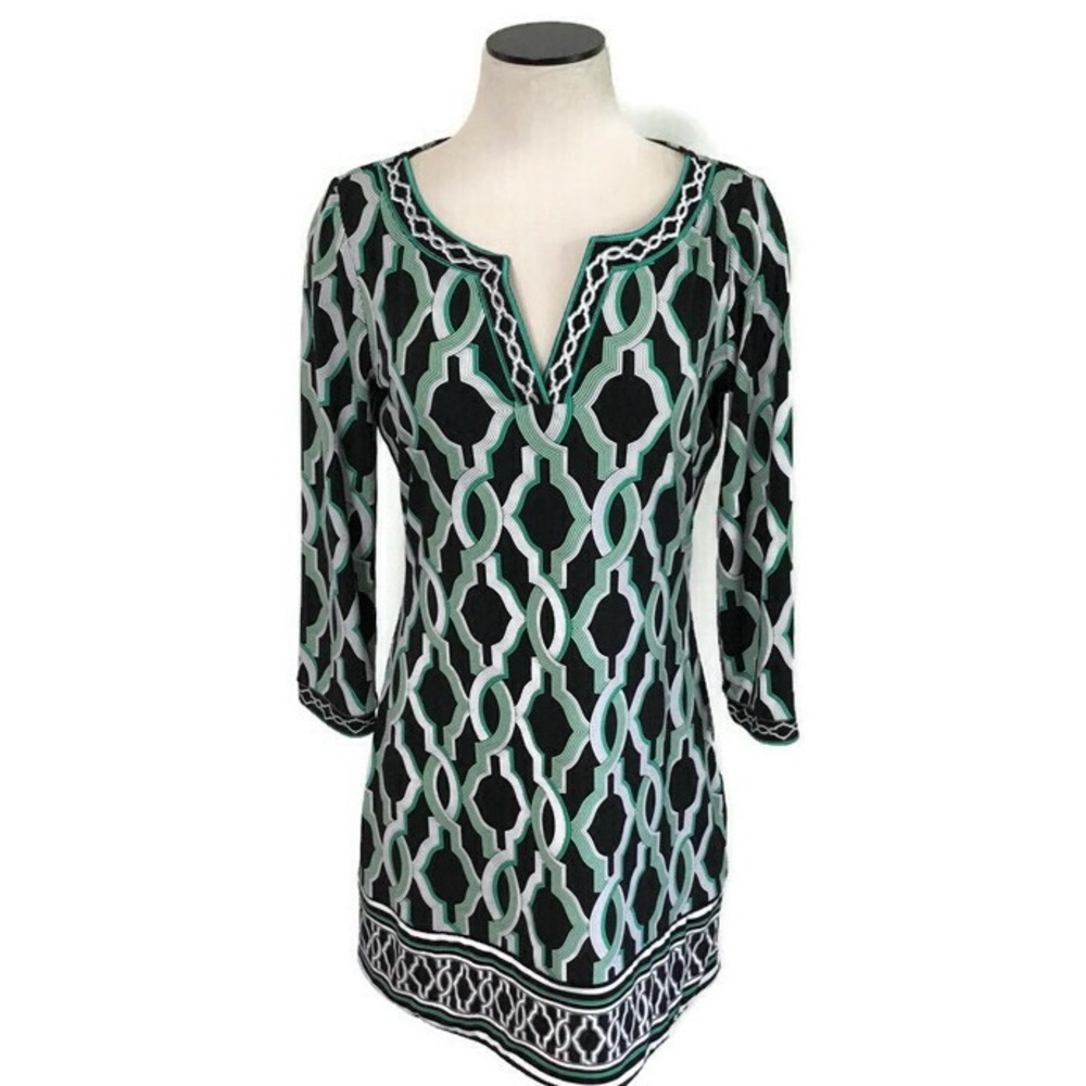 WHBM Geometric Design Tunic Top✨Size: Small